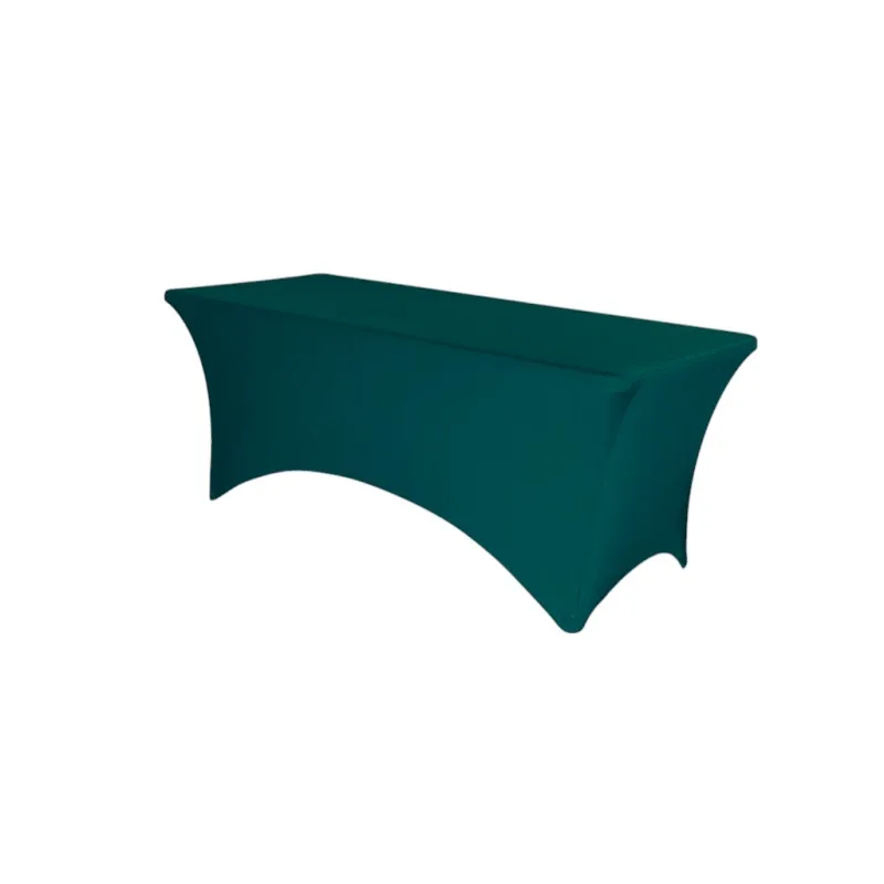 TENTino Elastick&yacute; potah STANDARD na skl&aacute;dac&iacute; stůl 240x76 cm V&Iacute;CE BAREV Barva ubrusu: TMAVĚ ZELEN&Aacute; / WILLOW GREEN