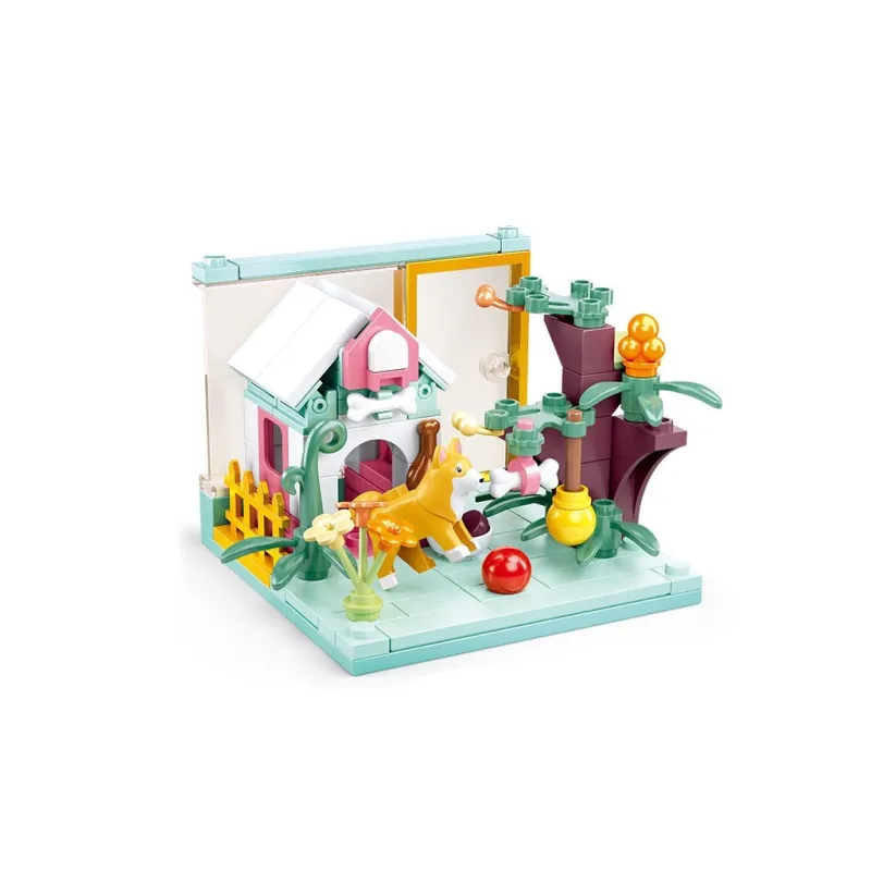 Stavebnice Sluban Mini Handcraft Búda so psíkom M38-B0919A