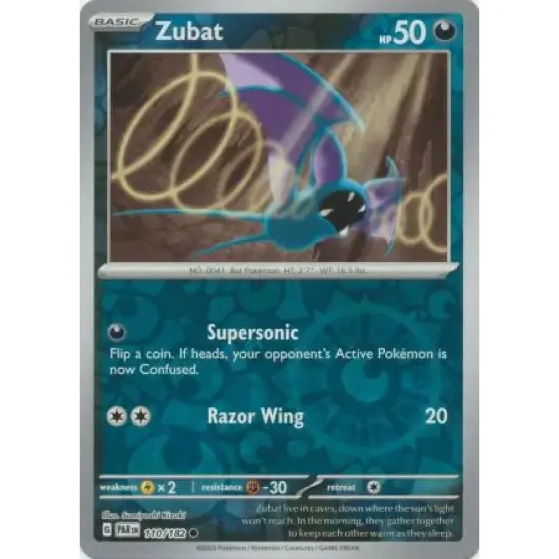 Zubat (PAR 110) - REVERSE HOLO