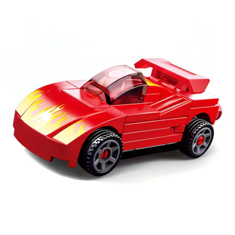Sluban Power Bricks M38-B0801E Natahovací auto Červený sporťák | Matyhračky.cz