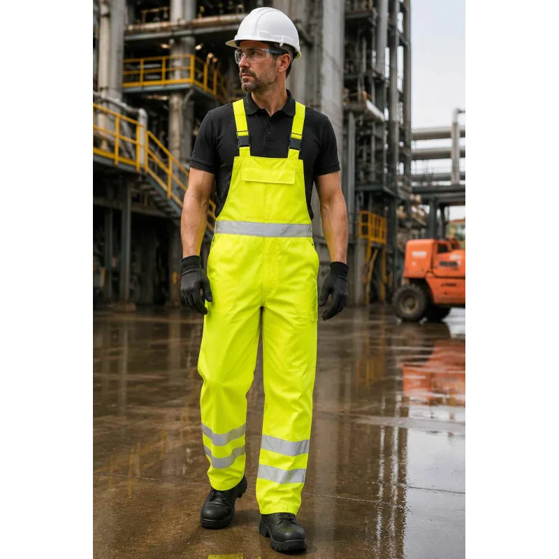 Nezateplené laclové kalhoty Hi-Vis