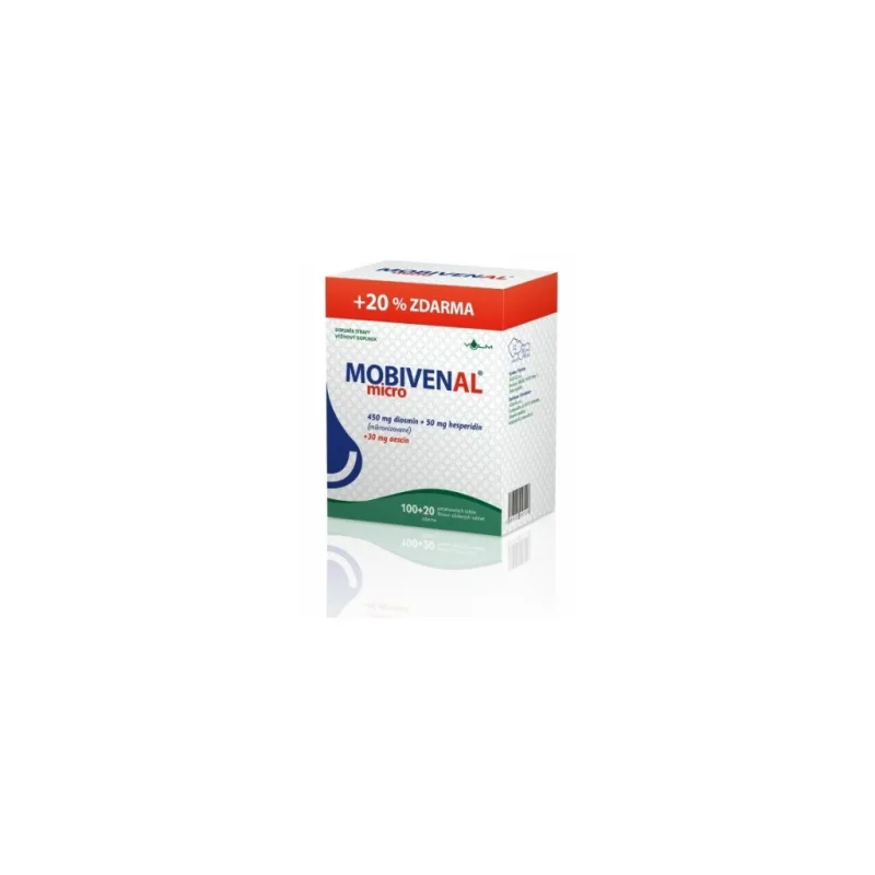 MOBIVENAL micro 100 + 20 tabliet ZADARMO