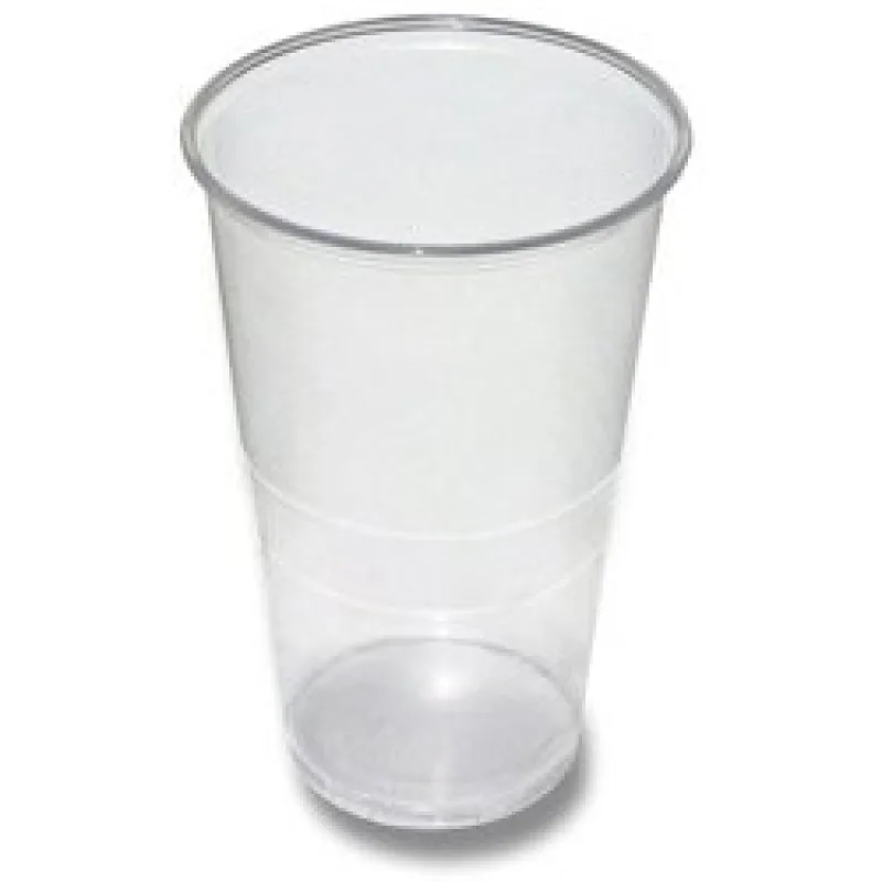 Translucent plastic cups