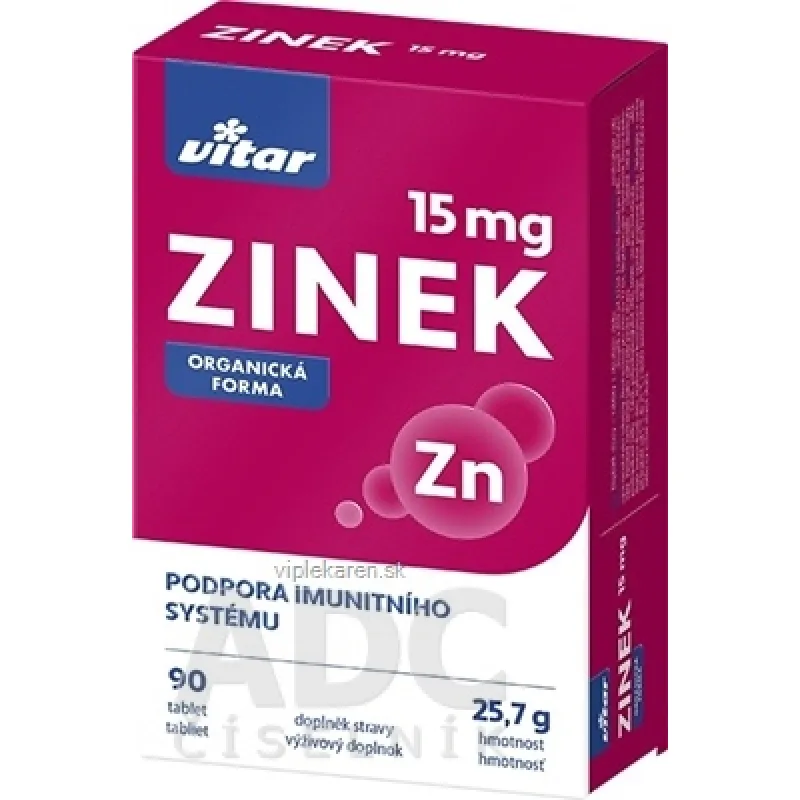 Vitar Zinok 15 mg