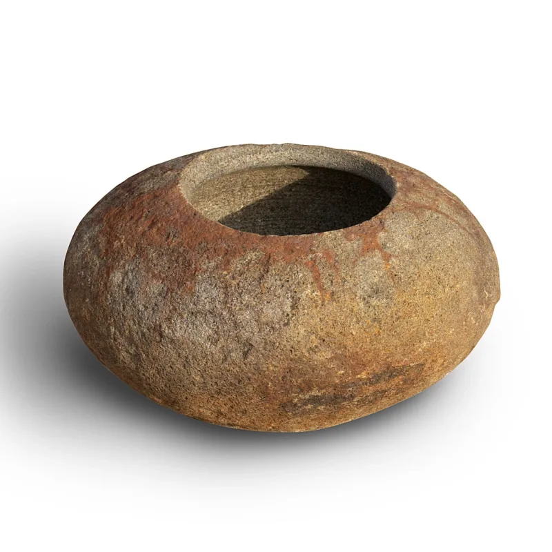 Kamenná nádržka Tsukubai pr. 25 cm - v. 15 cm