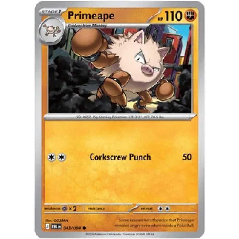 Primeape (PBL 043) - REVERSE HOLO