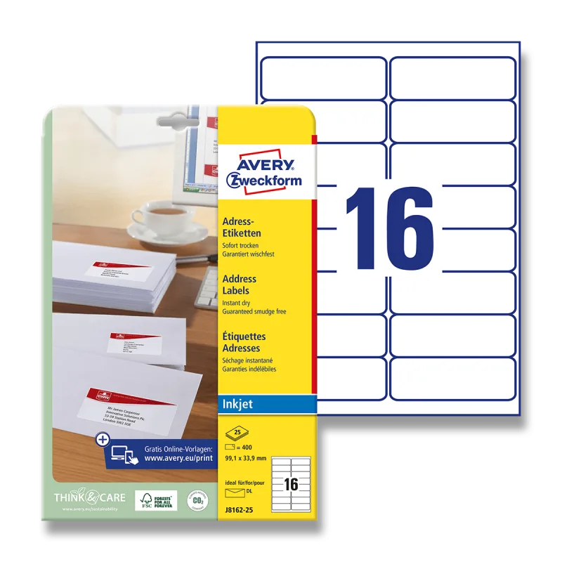 Zweckform - Inkjet labels