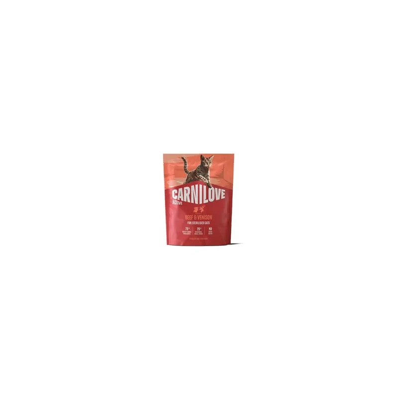 Carnilove Cat Active Dry Beef&Venis.Steril.Ad.AB400g