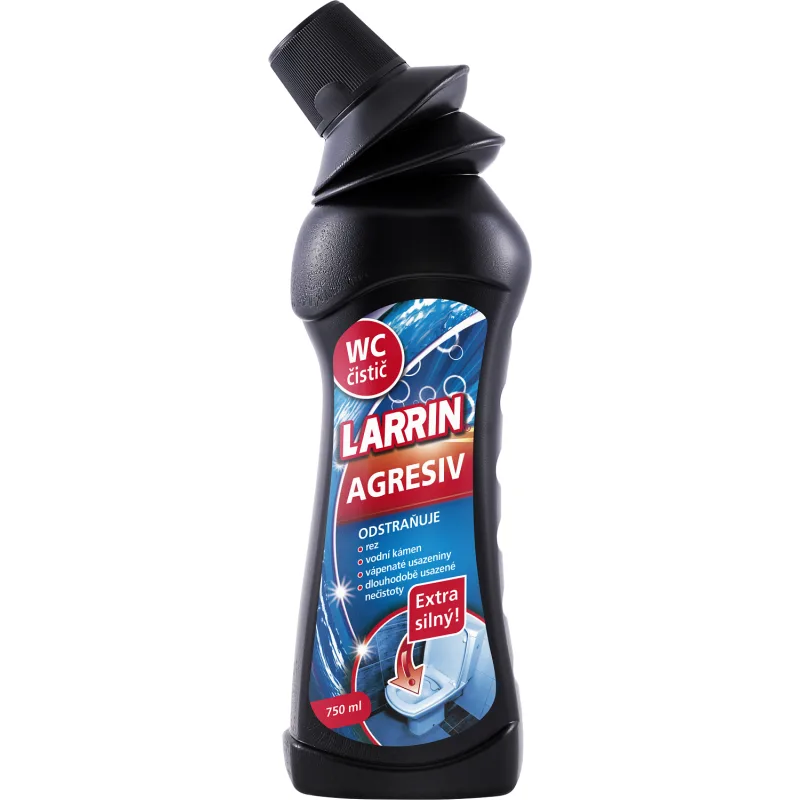 Larrin Agresívny WC čistič, 750 ml