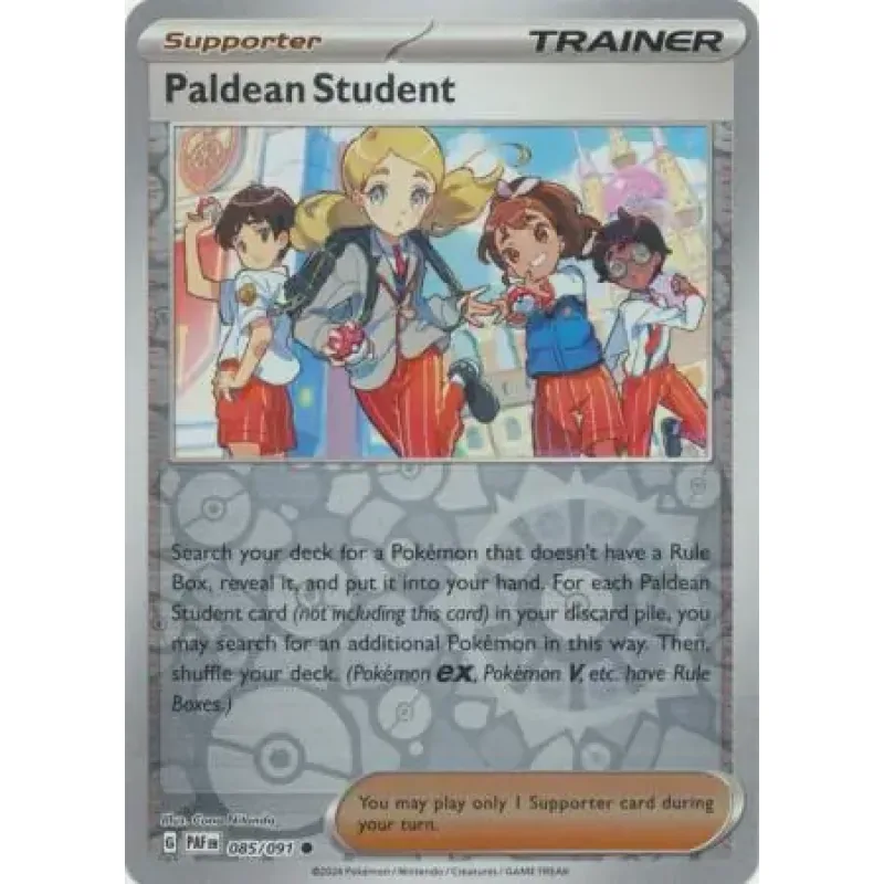 Paldean Student (PAF 085) - REVERSE HOLO
