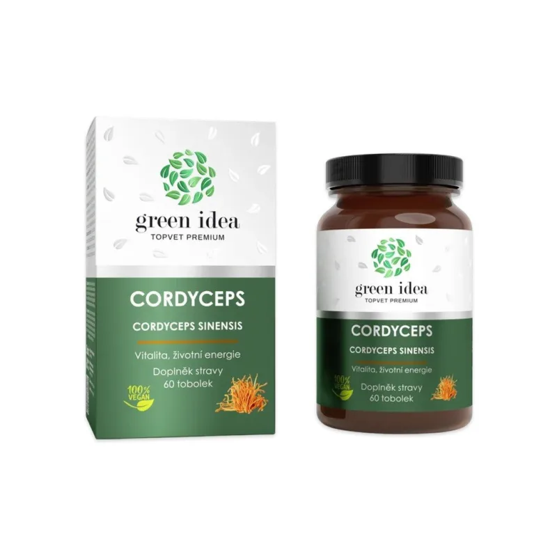 Green idea Cordyceps tobolky 60 ks