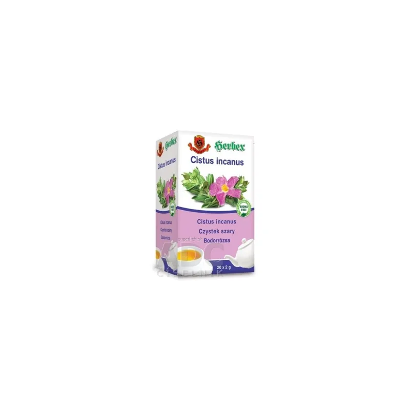 HERBEX CISTUS incanus čaj zo stredomorskej Skalnej ruže, záparové vrecká 20x2 g (40 g)