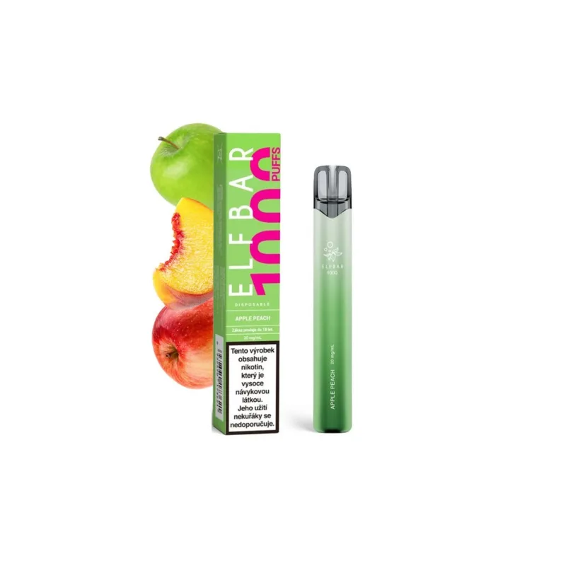 Elf Bar 1000 Disposable Pod Kit (Apple Peach) 20mg
