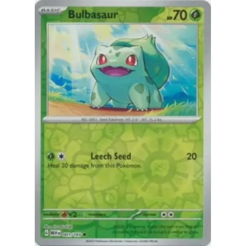 Bulbasaur (MEW 001) - REVERSE HOLO