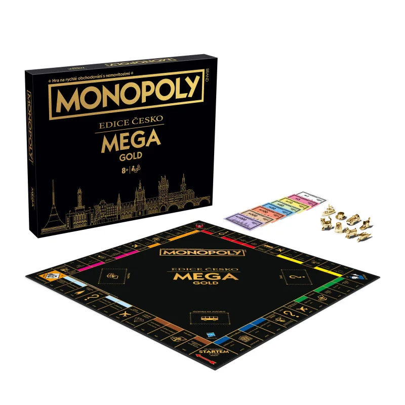 Monopoly Mega Gold Česko