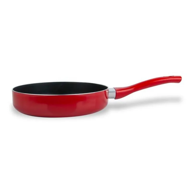 KITCHISIMO HLUBOKÁ PÁNEV 24cm, černá červená, nepřilnavý povrch_hamashop