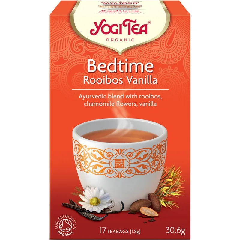 Bio Čas ke spánku Rooibos Vanilka Yogi Tea 17 x 1,8 g