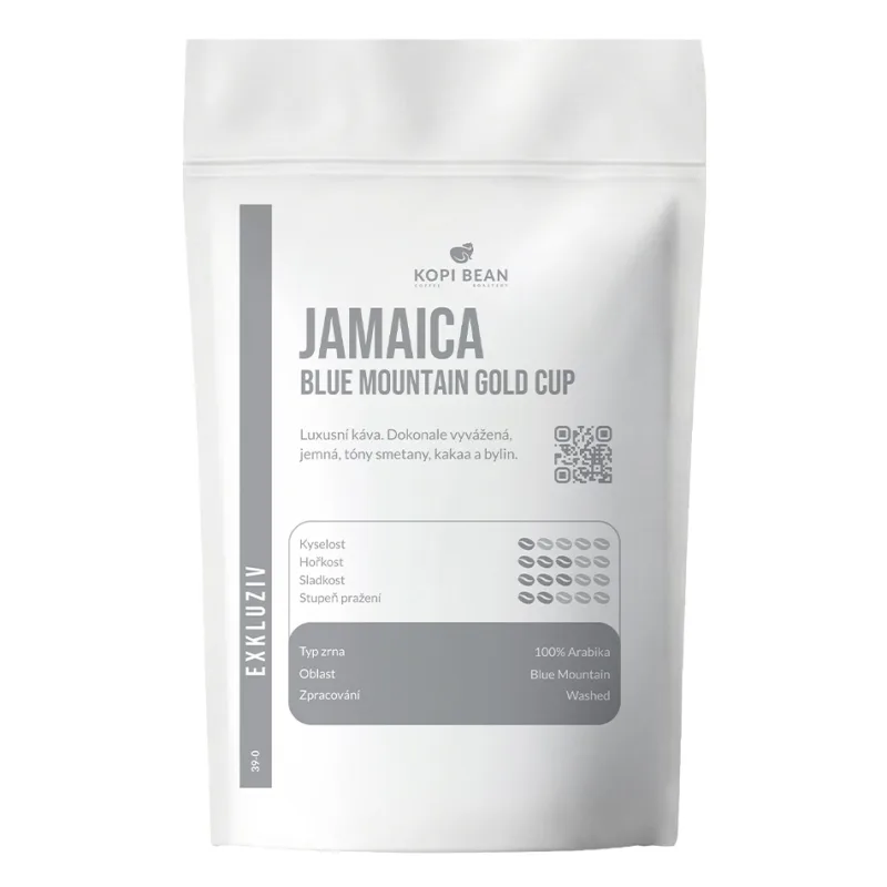 Jamaica Blue Mountain Arabika, 200g - Zrnková (nemlet)