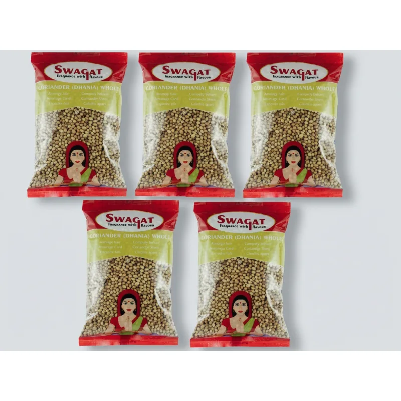SWAGAT Coriander Seeds (Dhania) 5x100g