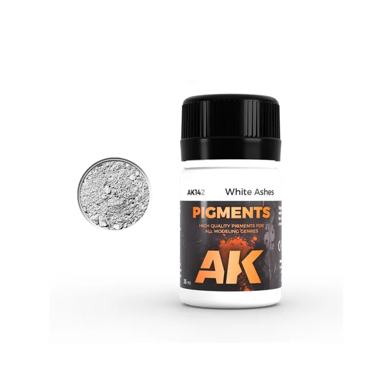 AK Interactive AK142 WHITE ASHES PIGMENT (35ml)