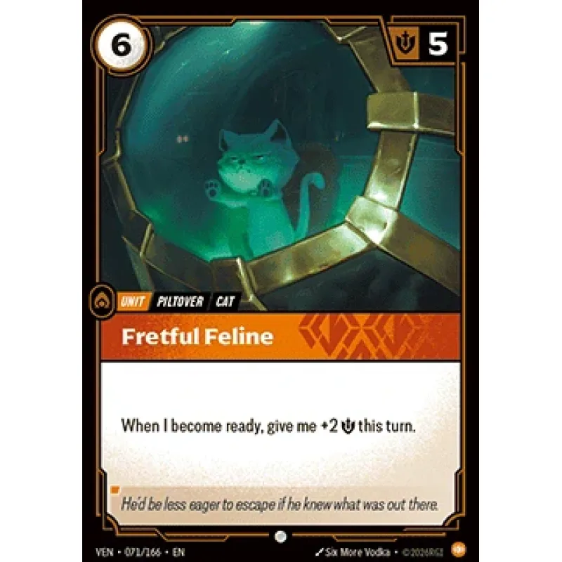 Fretful Feline - foil