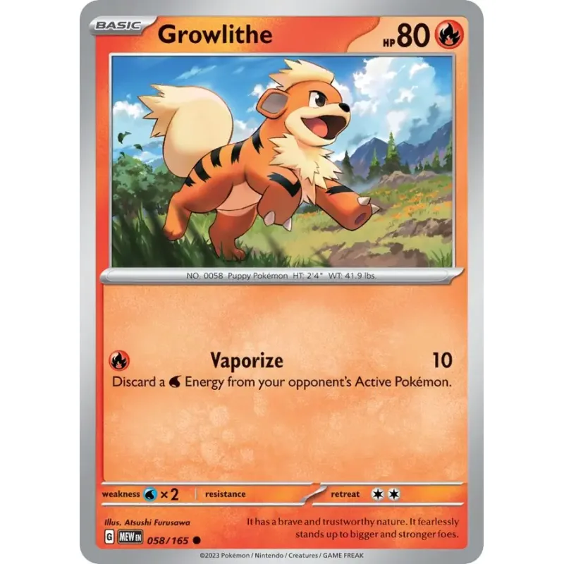 Growlithe (MEW 058)