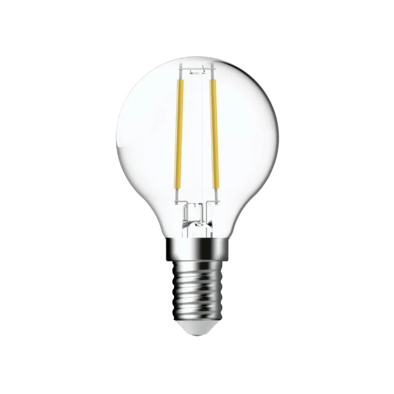 Transparentní LED žárovka E14 4W