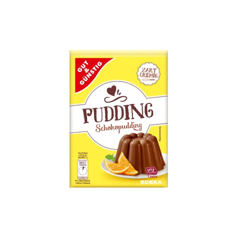 G&G čokoládový pudink 3 x 41 g  - originál z Německa
