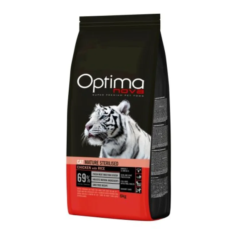 Krmivo pro kočky - OPTIMAnova Cat Mature Sterilised - Vyberte balení: 1 kg