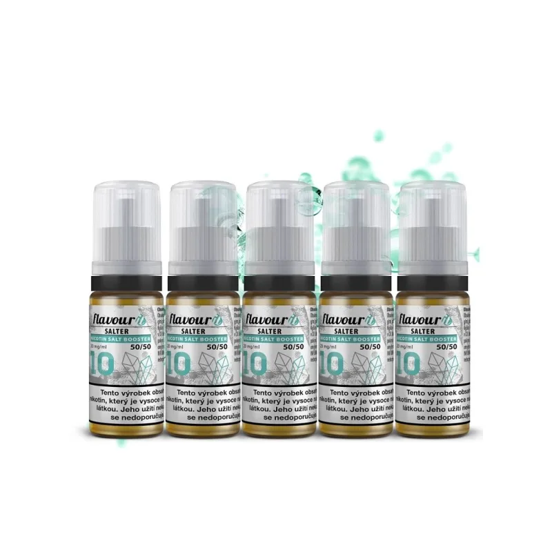 Flavourit SALTER - salt nikotinový booster - 50/50 - 5x10ml - 10mg