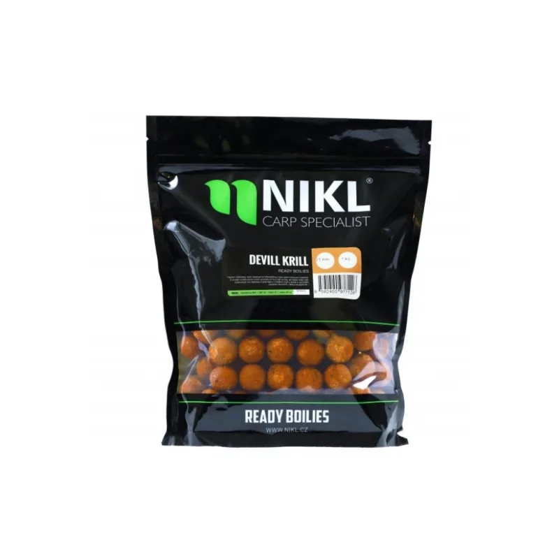 Hotové boilies Devill Krill 1kg  Získejte slevu -5% za registraci v e-shopu