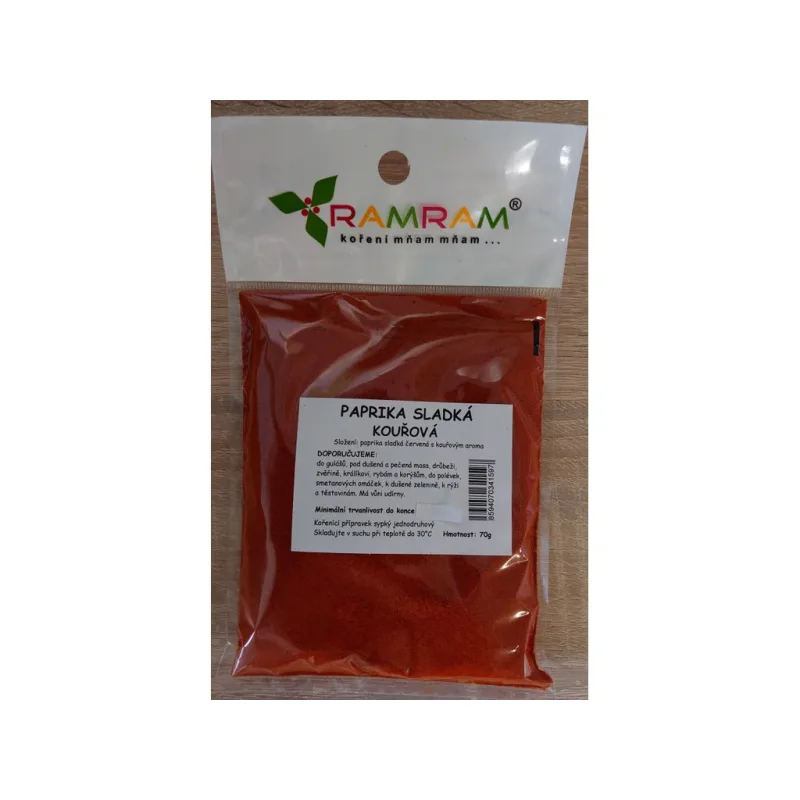 Paprika sladká kouřová  70 g RamRam