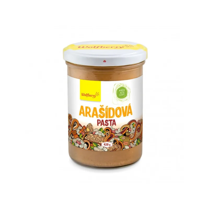 ARAŠÍDOVÁ PASTA 420 g WOLFBERRY