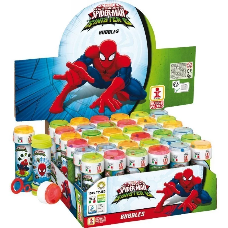Dulcop Bublif Bublifuk Spider-man 60ml (display 36 ks)