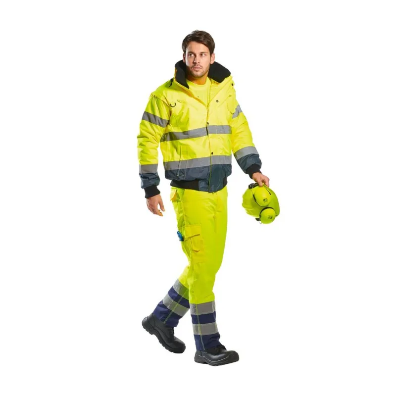 Bunda Bomber Hi-Vis Contrast