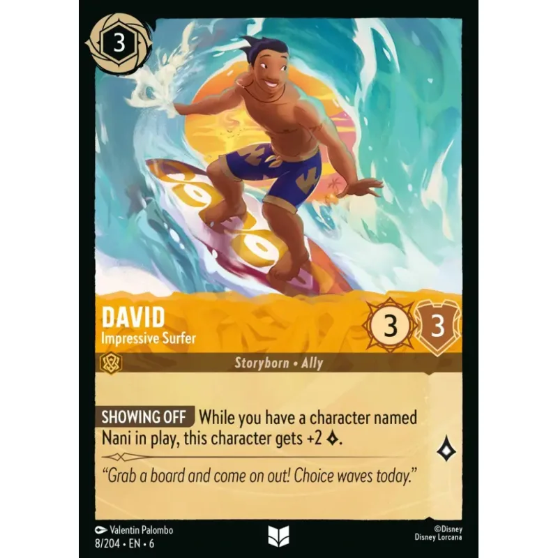 David - Impressive Surfer