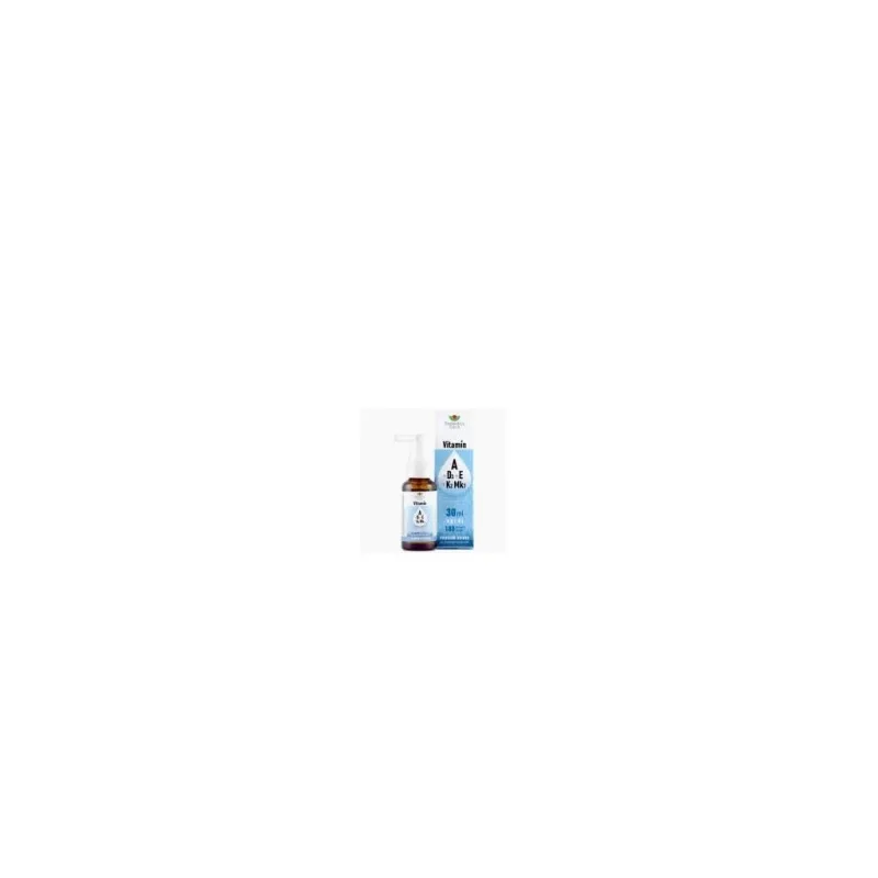 Vitamín A + D3 + E + K2 Mk7 30ml ve spreji EKOMEDICA