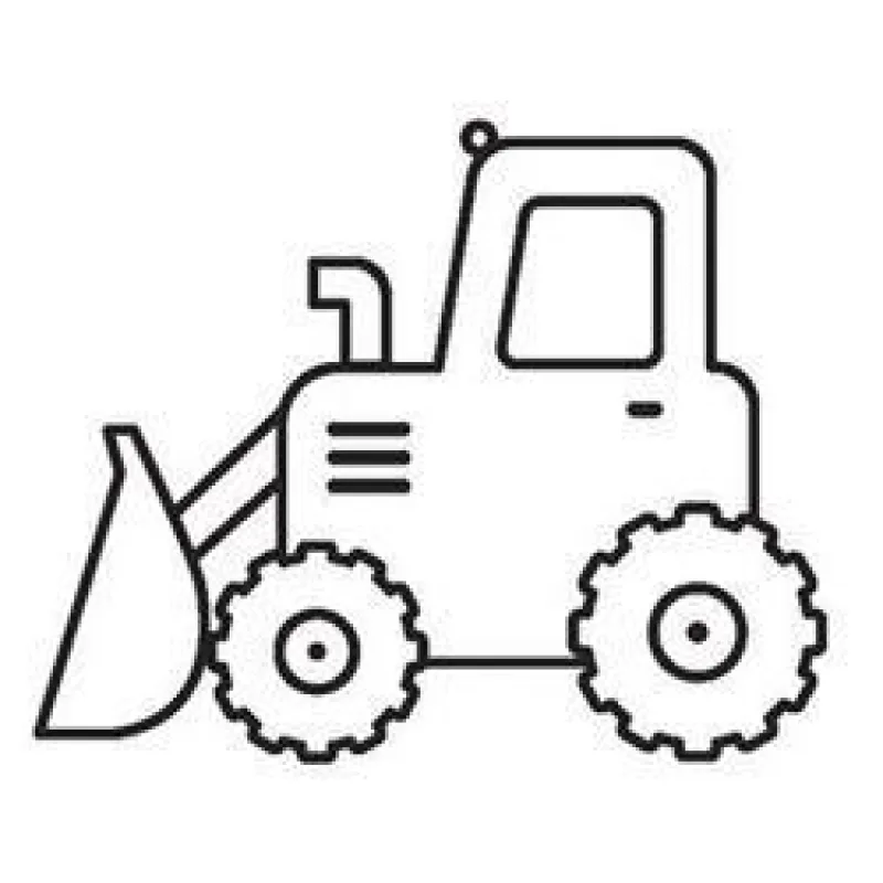 Závěsné sklíčko kontura auto "Buldozer"