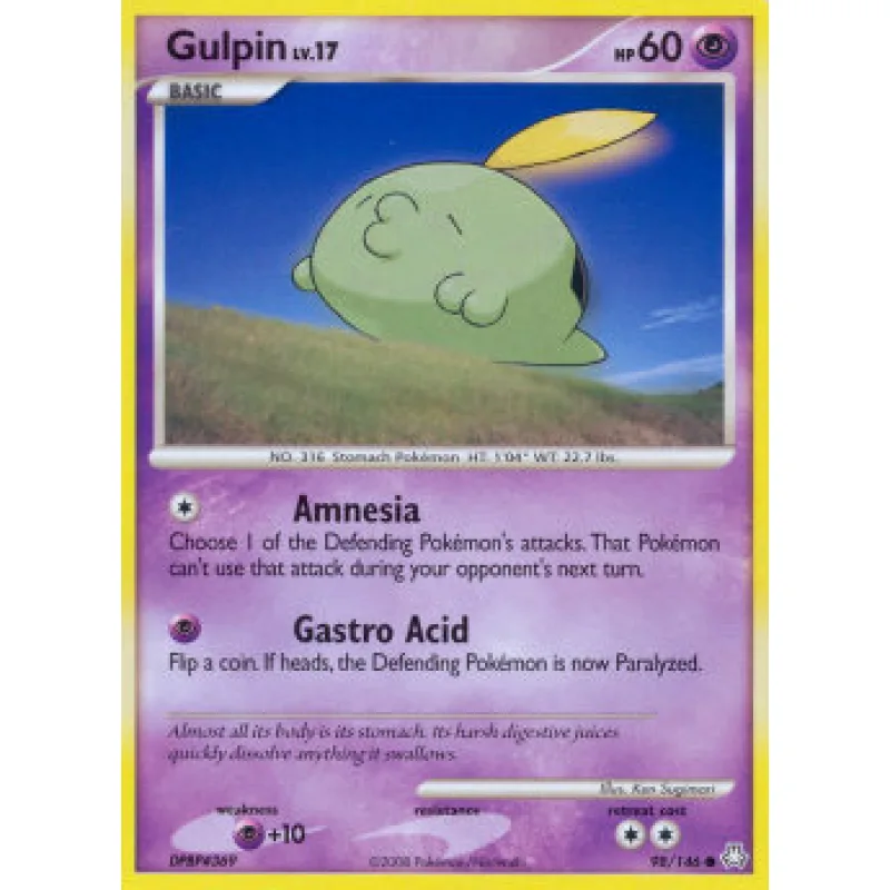 Gulpin Lv.17 (LA 98) - GOOD