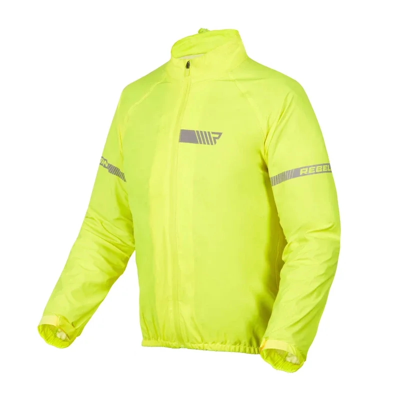 Bunda proti dešti REBELHORN OCEAN Fluo žlutá 2XS