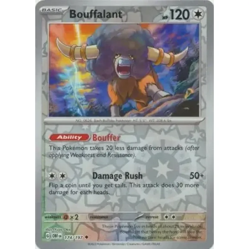 Bouffalant (OBF 174) - REVERSE HOLO