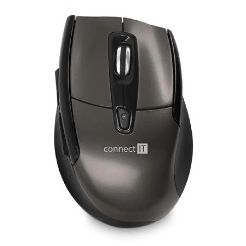 CONNECT IT Bezdrátová laserová myš, USB 2,4GHz (+ 2x AAA baterie zdarma) CMO-1300-BR