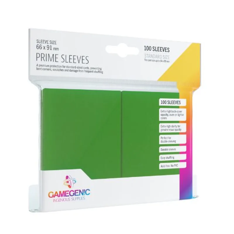 Gamegenic: Prime Sleeves Green