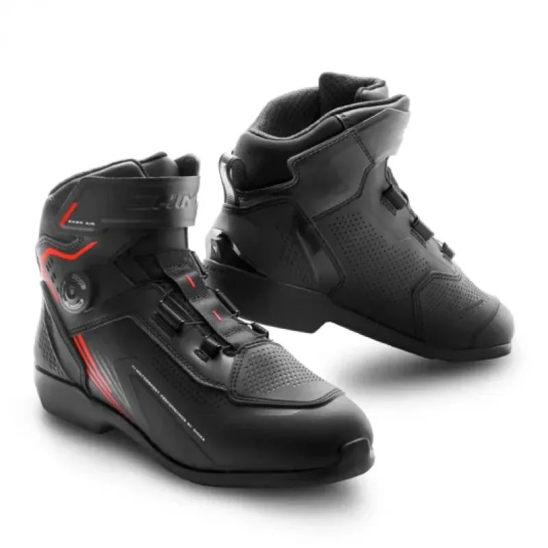 Moto boty SHIMA Enzo Air černé/červené