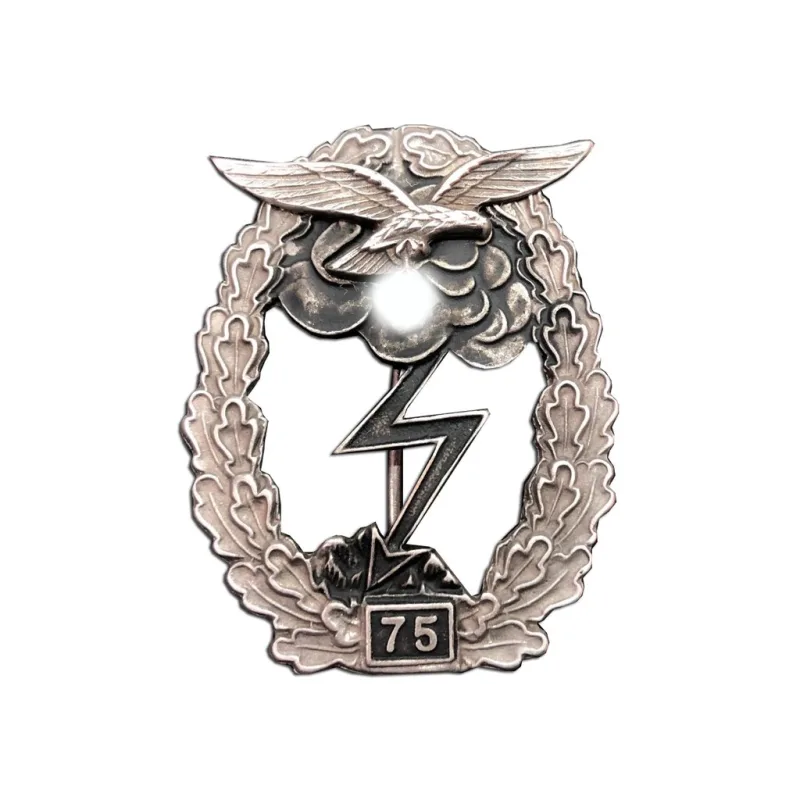 Odznak za pozemní boj Luftwaffe (Erdkampfabzeichen der Luftwaffe)- 75 nasazení