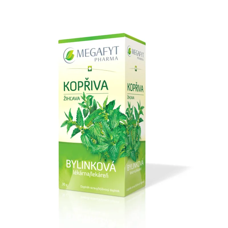 Megafyt Bylinková lekáreň žihľava 20 nálevových sáčkov