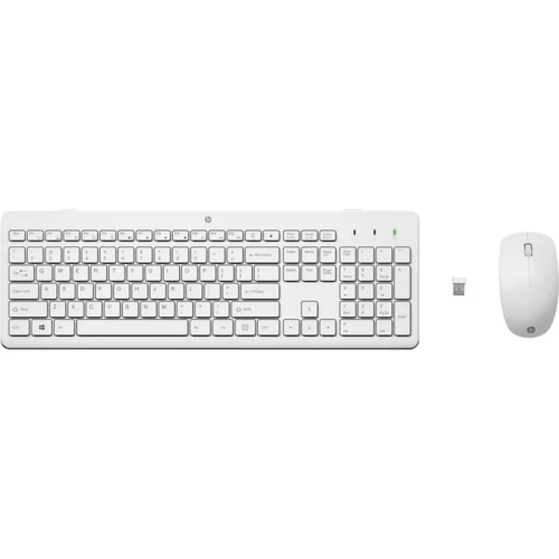 HP Bezdrátová klávesnice a myš HP 230 - bílá CZ/SK 3L1F0AA#BCM