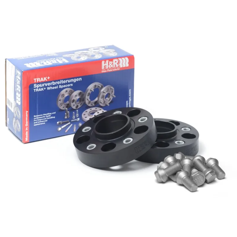 H&R 2 kusy rozšiřovacích podložek typ DRA80 o šířce 40 mm pro Porsche Cayman 981, barva černá