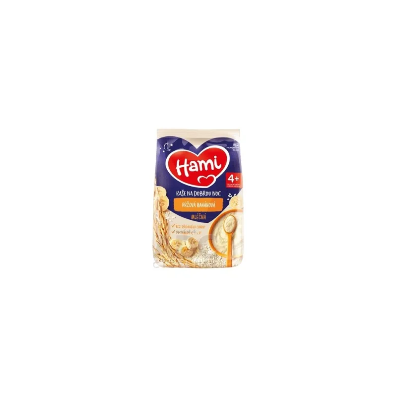 HAMI Mliečna kaša ryžová banánová 210 g