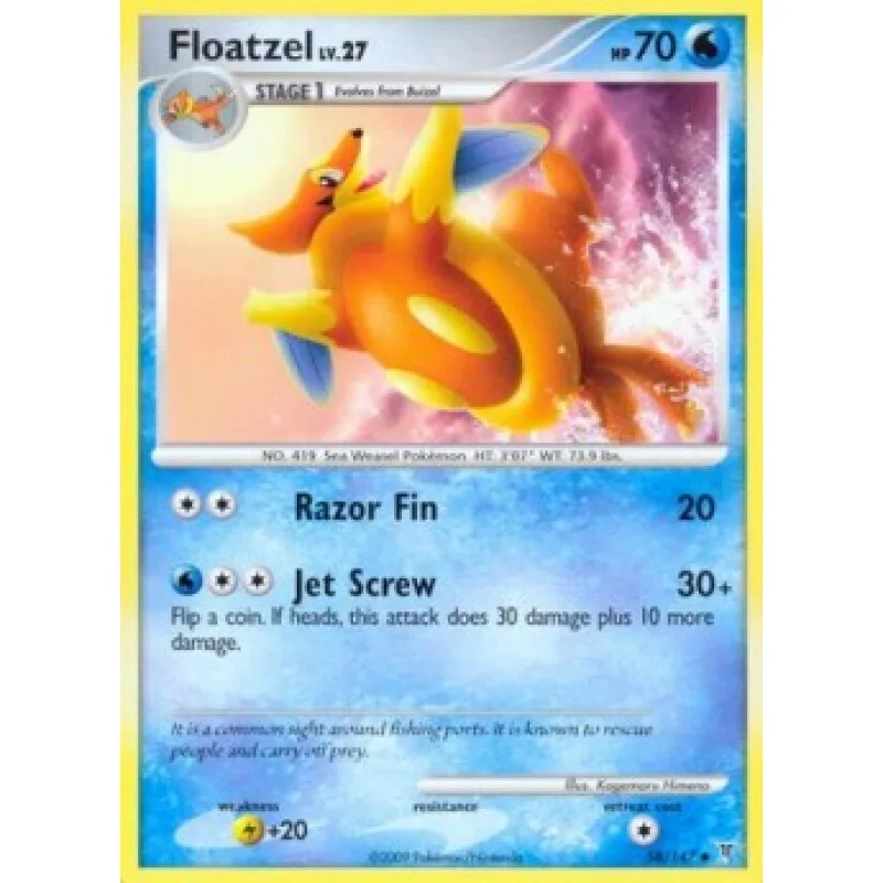 Floatzel Lv.27 (SV 58) - GOOD